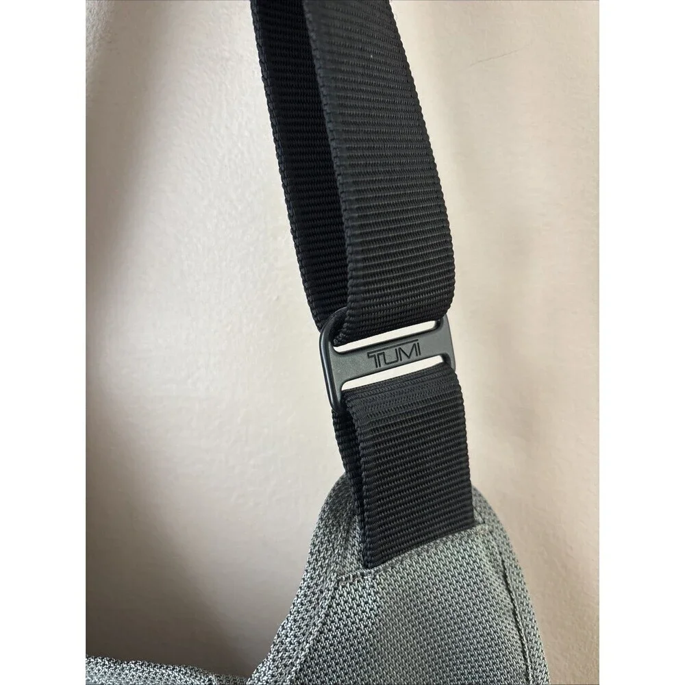 Tumi T-Tech Messenger Bag Gray Ballistic Nylon Crossbody